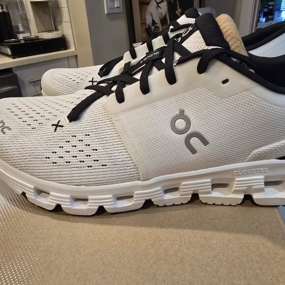 On Cloud X 4 Ivory Black Men's Athletic Shoes 3ME30040791 Size 13 Running Trail - Picture 1 of 11